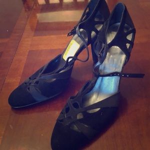 Stuart Weitzman Black Maryjane Heels 7.5